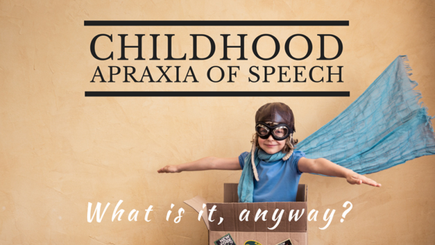 Childhood Apraxia of Speech... What is it, anyway?