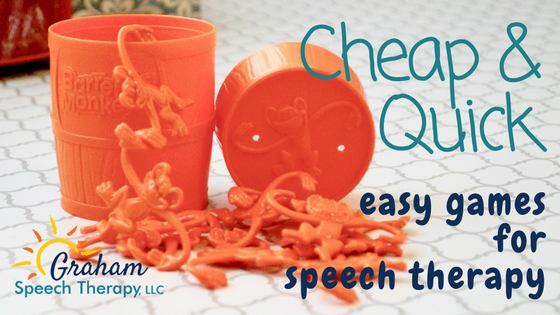 Cheap and Quick: Easy Games for Speech Therapy
