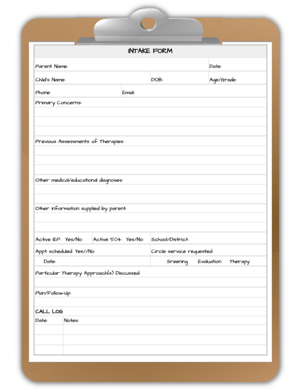 Graham Speech Therapy Free Intake Form