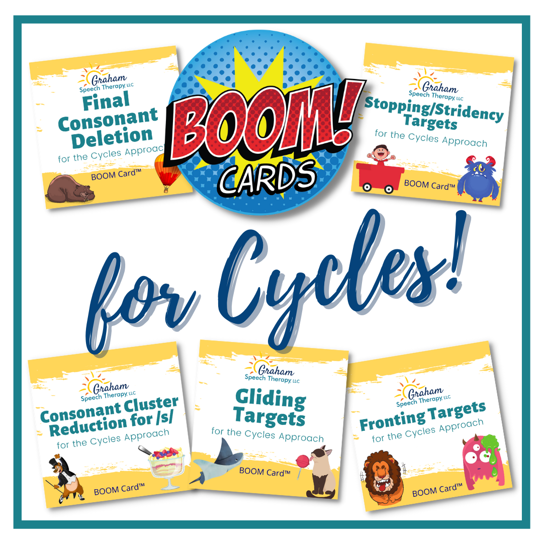 Graham Speech Therapy Boom Cards for Cycles