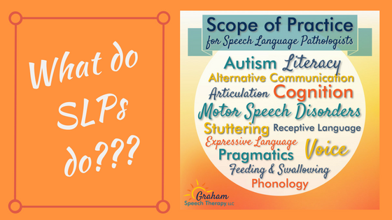 Scope of Practice for Speech Language Pathologists
